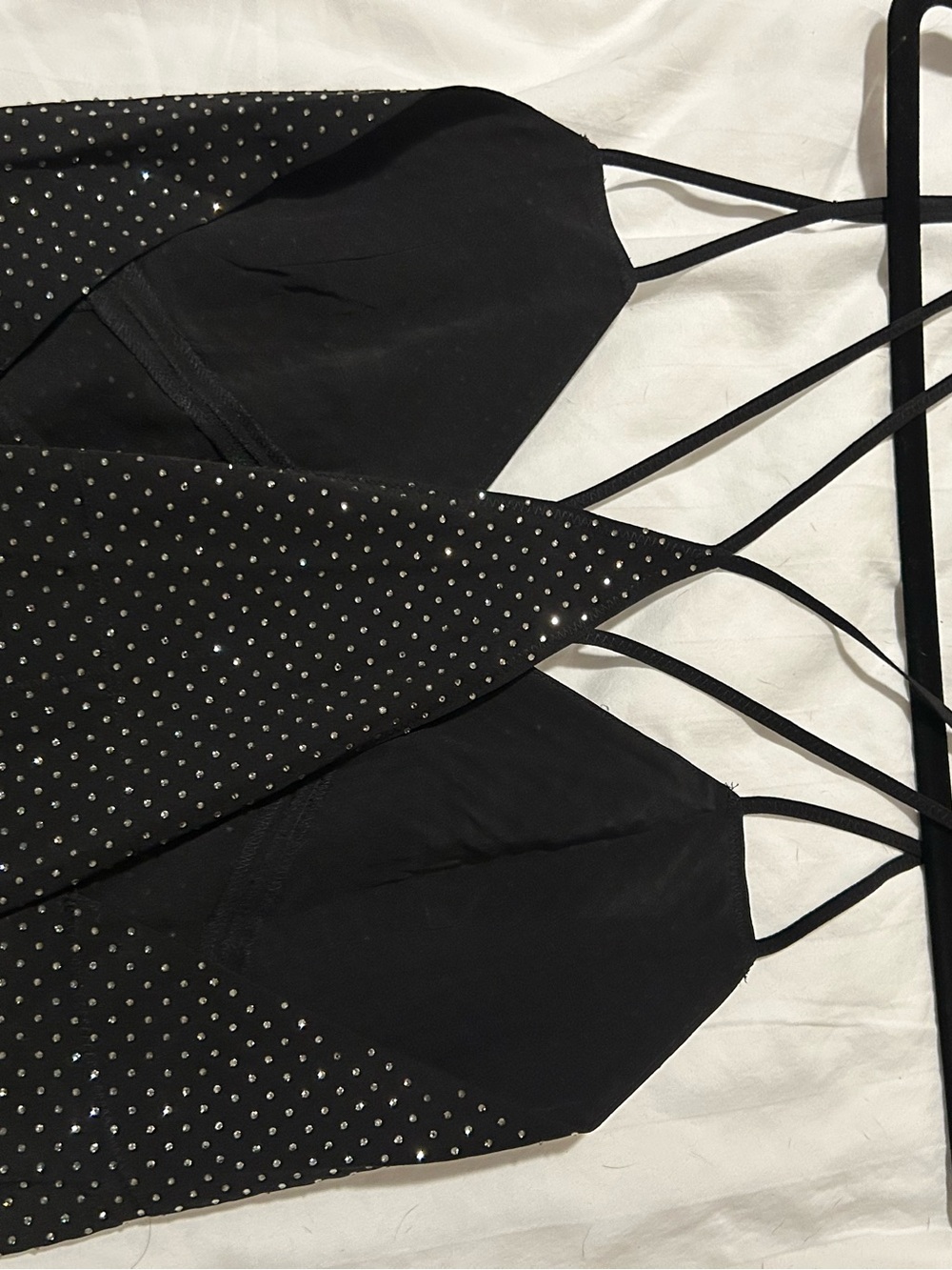 Zadig and Voltaire Black with gold Polka Dot Slip Dress.. MSRP $858. - Picture 3 of 7